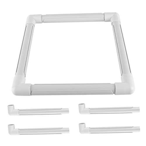 OHPHCALL Square Clip Frame Embroidery Frame DIY Embroidery Rack for Cross Stitch Craft