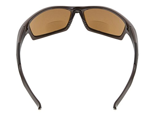 Image of Eyekepper Bifocal Sunglasses for Women Men, Rectangular Frame | Outdoor Sports Bifocal Reading Sunglass, with Readers Built in, Mens Tinted Sun Reader Bifocals, Ladies Cheater,Wrap Half Rim