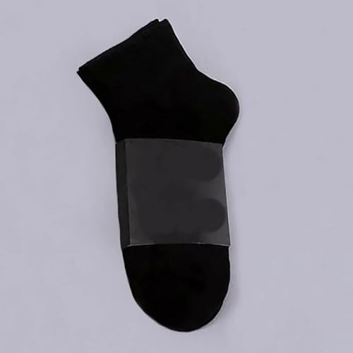 QIJIAYU 5 Pares de Calcetines Deportivos para Hombres Aire Libre Calcetines de Primavera y Verano Calcetines de Color sólido Suaves y cómodos