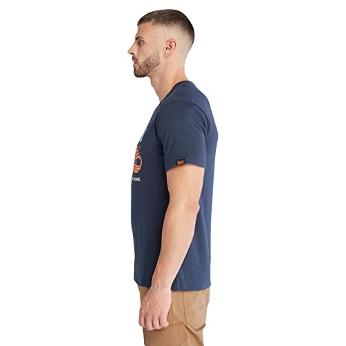 Timberland PRO Men's A6EYK Core Chest Logo Short Sleeve T-Shirt3