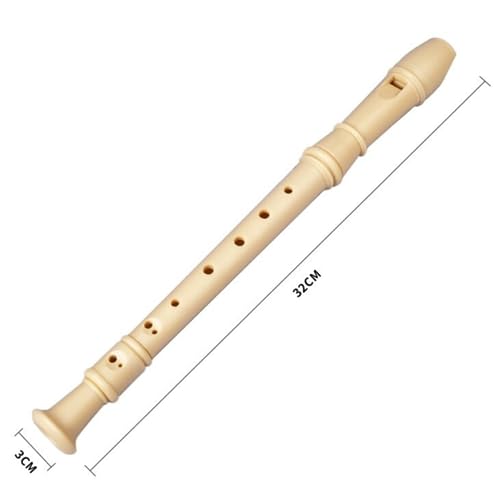 Flauta Doce Germanica ou Alemã Soprano + Bag + Vareta De Limpeza