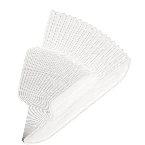 Azwamkue 帽子用汗止めライナー ゴルフ用 吸汗パッド 防臭 ソフト帽子用汗止めプロテクター 使い捨てハード帽子用汗止めバンド 100 個