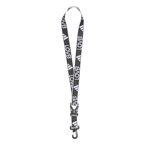 Image of adidas Unisex Adult Lanyard for Keys, ID Badge Holder, Keychain with Breakaway Buckle