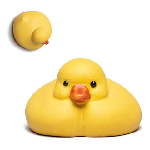 ZVZKC Love Heart Duck Tea Pet, Heart Shaped Duck Figurine Desk Pets, Cute Little Duck Statue Kung Fu Tea Set Ornament Accessories, Decoration for Tea Table Desk Tearoom, Great Gift for Tea Lover Cover