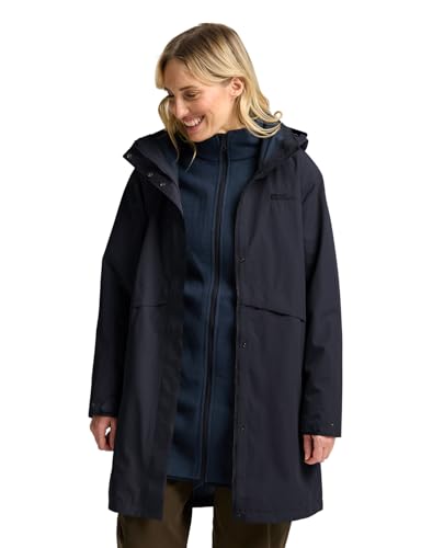 Jack Wolfskin Damen Baylight 3in1 W Coat, Dark Navy, L EU
