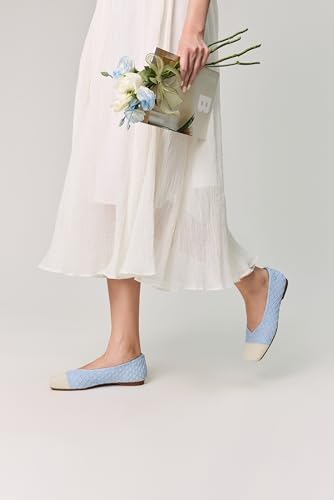 Image of VIVAIA Margot 3.0 Newly Upgraded Women's Ballet Flats Comfortable Square-Toe V-Cut Flats Casual Dress Washable Sustainable Shoes