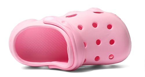 Image of INMINPIN Kids Cute Clogs Cartoon Garden Shoes Boys Girls Slides Slippers Indoor Outdoor Children Water Shower Beach Pool Sandals