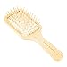 Acca Kappa Small Rectangular Pneumatic Travel Brush with Rounded Wooden Pins - 1pcs