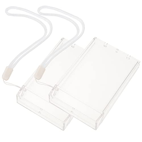 STOBAZA Plastic Storage Box Set Photo Boxes Card Organizer Photo Boxes Easy to Find Organize