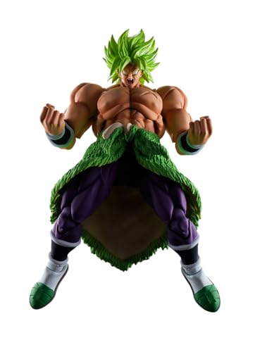 Ora il nemico di Goku e amici si unisce alla formazione S.H.Figuarts! È un Broly tutto nuovo, in piedi ad un enorme 8,6 pollici di altezza