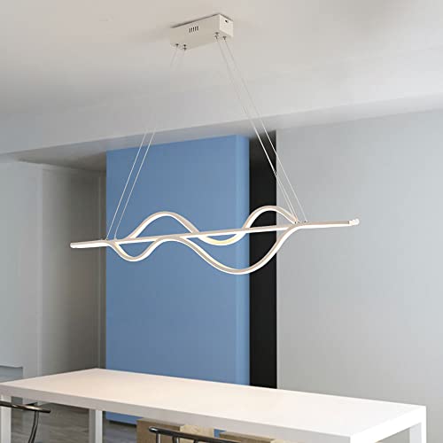 Plafonnier LED moderne linéaire en aluminium à hauteur réglable - 5