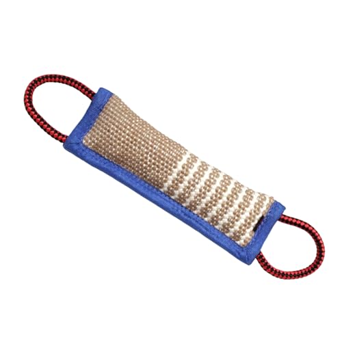 OSNIYAW Masticable de Yute para Entrenamiento de Perros, Juguete de Tipo Pesado para masticadores agresivos, Cuidado de Fibra Natural, Perros de Razas Grandes, portátil de Entrenamiento