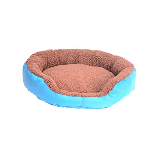 ibasenice Cozy Round Pet Bed For Dogs and Cats Soft Cotton Material Medium For Home Use