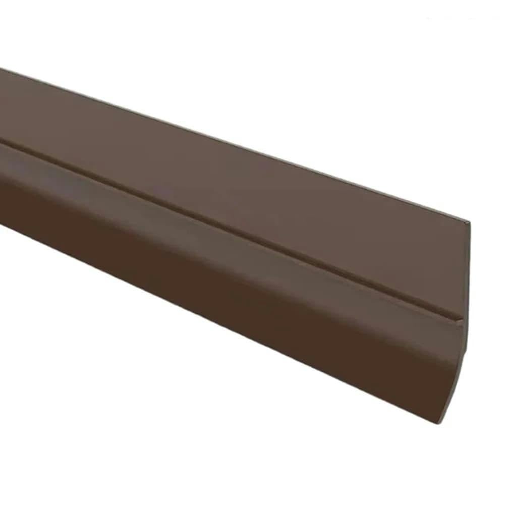 Bande d'étanchéité pour bas de porte PVC auto-adhésive 100 cm anti-poussière insonorisante blanche