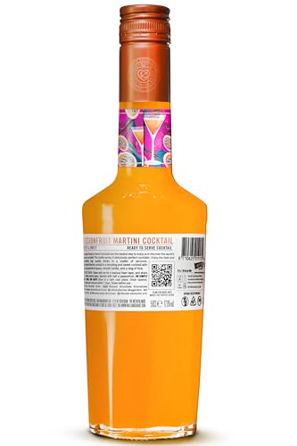 De Kuyper Passion Fruit Martini Cocktail – Pre-Mixed and Ready to Serve, 50cl 12% ABV