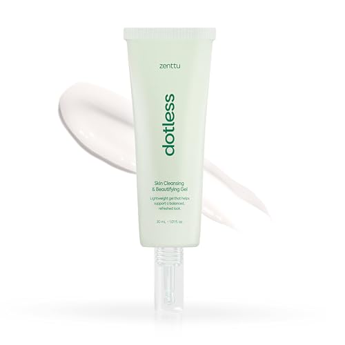 Zenttu Dotless Acne Spot Treatment Gel for Face Professional Korean Skincare for Oily and Acne-Prone Skin Calms Visible Redness Clears Pimples & Blemishes 1.01 fl oz