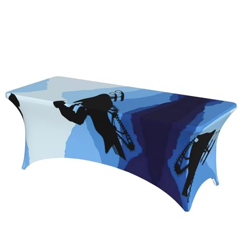 Housse table élasthanne motoneige nappe stretch extensible EdWal 1.8m - 2
