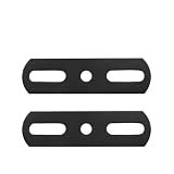 JCBIZ 2PCS Metal Steel Repair Fixing Bracket Connector Heavy Duty Mending Plate Flat Straight Auxiliary Assembly Parts