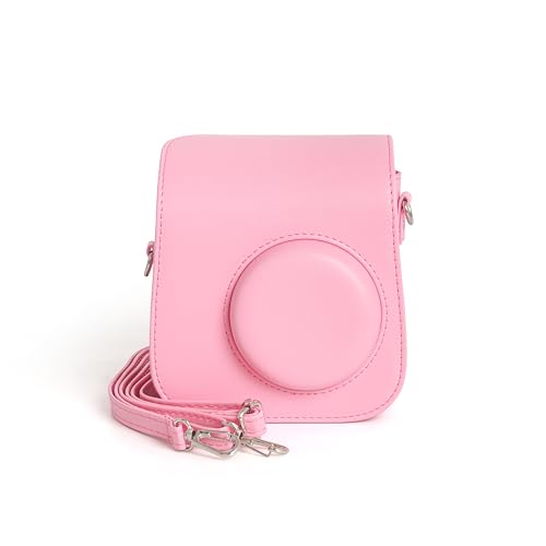 Funda para cámara Fujifilm Instax Mini 7+ / SE en PU rosa miniatura 1