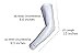 Arm Sleeves,2 Pairs Sports Cooling Arm Sleeve for Men Women Sun Block UV Protection Cooler Protective Hands Arm Cover Long Sleeve Running for Outdoor Activity Skin Protection (1Pair Black,1pair White)
