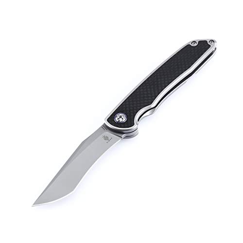 Kizer Cutlery Folding Pocket Knives Flipper Titanium Handles Knife, Nick Swan Ki4510A2 Kizer Cutlery Folding Pocket Knives Flipper Titanium Handles Knife, Nick Swan Ki4510A2