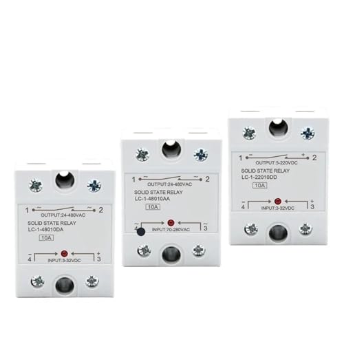 Relais monophasé statique DC-AC 40A pour automatisme et chauffage
