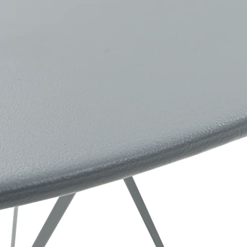 Conjunto de muebles de terraza gris con 3 piezas bistro de diseño minimalista 5