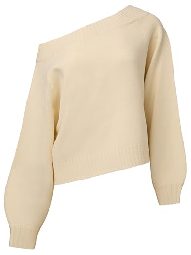 WEWOREWHAT Women's Off Shoulder Sweater2