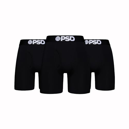 PSD Men's Modal Premium Fabric Boxer Briefs - 7 Inch Inseam Breathable and Supportive Men's Underwear