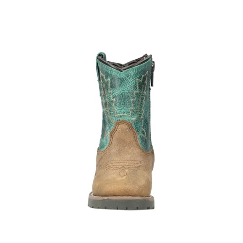 Image of Smoky Mountain Boots Toddlers' Autry Square Toe Leather Western Cowboy Boots