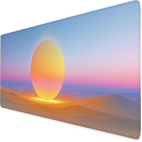 Tapis de souris Coucher de Soleil XXL grand format idée cadeau bureau