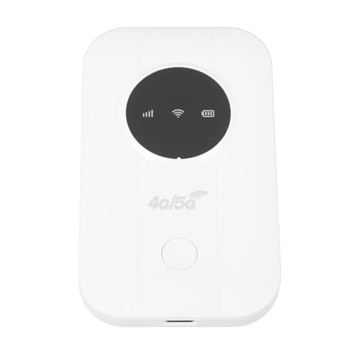 Dispositivo 4G/5G WiFi Mobile Hotspot, WiFi Portátil para Viajes, 300Mbps 4G Hotspot de Alta Velocidad con Ranura para Tarjeta Micro SIM (no incluida), Soporte 10 Dispositivos,