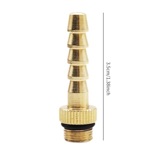 Vaveren Gas Tank Adapter Canister Gas Convertor Converter Gas Fitting Brass 7/16