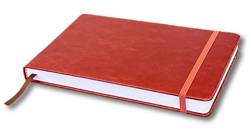 Carnet de croquis Linden Art 120g/m² couverture rigide en similicuir marron