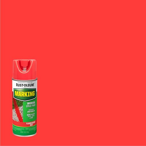 Rust-Oleum 1991830 Specialty Marking Spray Paint, 11 oz, Fluorescent Red by Rust-Oleum - Image 3