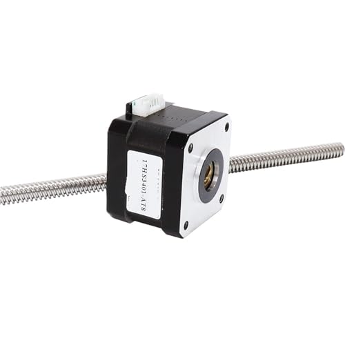 Moteur pas à pas NEMA17 42HA34-T8 avec vis traversante de 100mm pour guidage linéaire