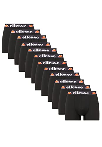 ellesse Dralla 12P Trunks Herren Boxer Unterwäsche SBGA1571, Farbe:Black, Bekleidungsgröße:M Cover