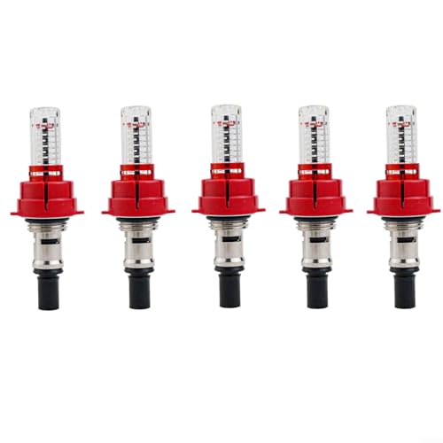 Radiant Heating Manifold, Underfloor Heating Manifold Flow Meter 1/2’’ Adapters for Hydronic Radiant Floor Heating, Regulator Optimizing Heat Distribution