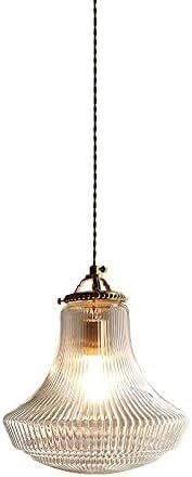 Chandelier verre de jade blanc E27 et cuivre, suspension d'exception