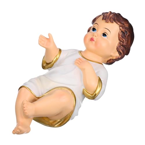 MAGICLULU Mini Jesus Statue Aus Resin Heilige Figur Für Religiöse...