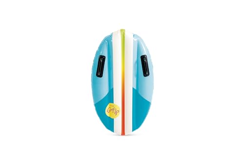 Image of INTEX Inflatable Surfing Fun Slide: Includes Two Inflatable Surf Riders - Built-in Water Sprayer - 221 inch x 54 inch x 39 inch - Ages 6+