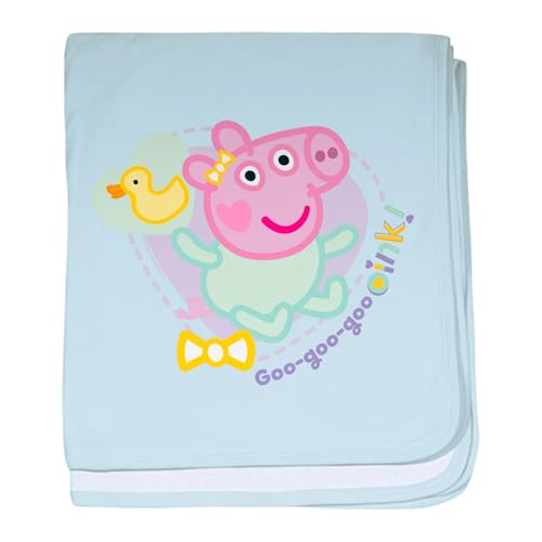 CafePress Peppa Pig: Goo Goo Oink Baby Blanket, Super Soft Newborn Swaddle - Main Image