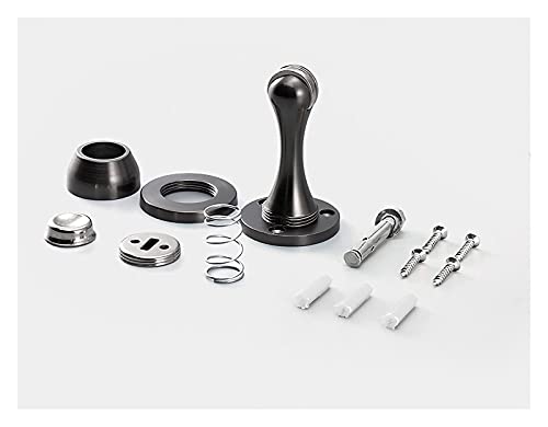 Tope magnético para puerta de metal montado en la pared con protector anticolisión 4