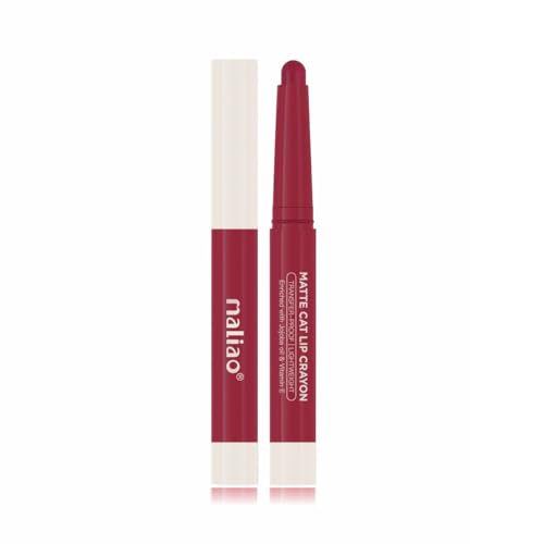 Image of Maliao Matte Cat Lip Crayon: Transfer-Proof & Lightweight (19-ON MOOD)