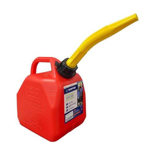 Tanque Galão De Gasolina 5 Litros Combustível Com Bico