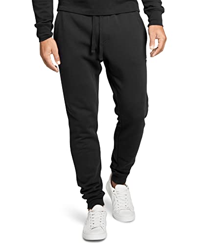 Björn Borg Herren Center verjüngte gerippte Manschette Joggers - Schwarz - M Cover