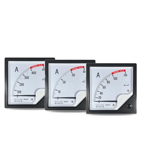 Amperímetro de CA 6L2 de 400-5A y 800A con panel de puntero analógico para sobrecarga 2