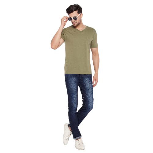 Image of Orewa Men Men's Solid Regular Fit T-Shirt