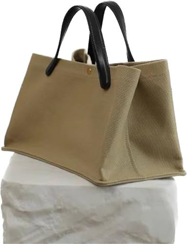 Bolso grande de lona patchwork para mujer miniatura 1