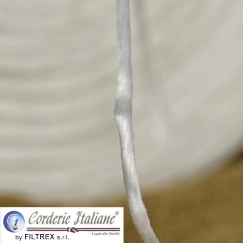 corderie Italiane 2012214 – 00 Wzór łańcucha Bast 2 kg White Kolor: Biały